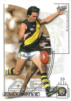 2002 Select AFL Exclusive #46 Wayne Campbell Front